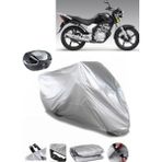 Coverplus Honda CB 125E Gri Arka Çanta Uyumlu Su Geçirmez Motosiklet Brandası