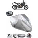 Coverplus Honda CB 650 F Gri Arka Çanta Uyumlu Su Geçirmez Motosiklet Brandası