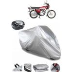 Coverplus Honda CG 125 Gri Arka Çanta Uyumlu Su Geçirmez Motosiklet Brandası