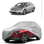 CoverPlus Honda Civic Hb Uyumlu Miflonlu Oto Branda Premium Kalite Araba Brandası (2007-2011)