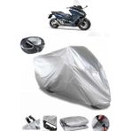 Coverplus Honda Forza 750 Gri Arka Çanta Uyumlu Su Geçirmez Motosiklet Brandası