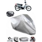 Coverplus Honda Innova 125 Gri Arka Çanta Uyumlu Su Geçirmez Motosiklet Brandası
