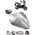 Coverplus Honda NT 1100 Gri Arka Çanta Uyumlu Su Geçirmez Motosiklet Brandası