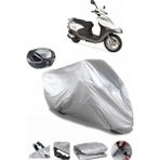 Coverplus Honda Spacy 110 Alpha Gri Arka Çanta Uyumlu Su Geçirmez Motosiklet Brandası