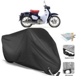 Coverplus Honda Super Cub C125 Siyah Motosiklet Branda