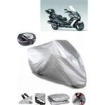 Coverplus Honda SW T600 Gri Arka Çanta Uyumlu Su Geçirmez Motosiklet Brandası