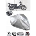 Coverplus Honda Wing-Go Gri Arka Çanta Uyumlu Su Geçirmez Motosiklet Brandası