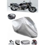 Coverplus Honda x11 CB 1100 SF Gri Arka Çanta Uyumlu Su Geçirmez Motosiklet Brandası