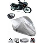 Coverplus Honda XL 650 Transalp Gri Arka Çanta Uyumlu Su Geçirmez Motosiklet Brandası
