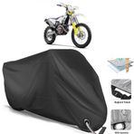 Coverplus Husqvarna FE 501 Siyah Motosiklet Branda