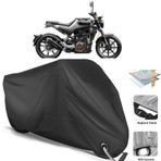 Coverplus Husqvarna Svartpilen 250 Siyah Motosiklet Branda