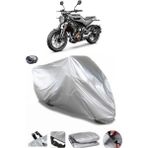 Coverplus Husqvarna Svartpilen 401 Gri Arka Çanta Uyumlu Su Geçirmez Motosiklet Brandası