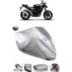 Coverplus Hyosung GT 250 Naked Gri Arka Çanta Uyumlu Su Geçirmez Motosiklet Brandası
