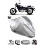 Coverplus Hyosung GV 250 Gri Arka Çanta Uyumlu Su Geçirmez Motosiklet Brandası