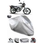 Coverplus Kanuni BS 125 Gri Arka Çanta Uyumlu Su Geçirmez Motosiklet Brandası