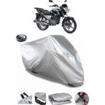 Coverplus Kanuni Leopard Gri Arka Çanta Uyumlu Su Geçirmez Motosiklet Brandası