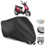Coverplus Kanuni Popcorn 90 Siyah Motosiklet Branda