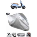 Coverplus Kanuni Visal 125 Gri Arka Çanta Uyumlu Su Geçirmez Motosiklet Brandası