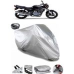 Coverplus Kawasaki ER-5 Gri Arka Çanta Uyumlu Su Geçirmez Motosiklet Brandası