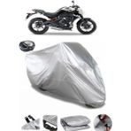 Coverplus Kawasaki ER-6 N Gri Arka Çanta Uyumlu Su Geçirmez Motosiklet Brandası