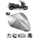 Coverplus Kawasaki J 300 Gri Arka Çanta Uyumlu Su Geçirmez Motosiklet Brandası