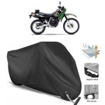 Coverplus Kawasaki KLR 250 Siyah Motosiklet Branda