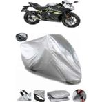 Coverplus Kawasaki Ninja 250SL Gri Arka Çanta Uyumlu Su Geçirmez Motosiklet Brandası