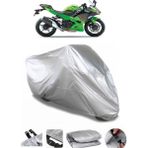 Coverplus Kawasaki Ninja 400 Gri Su Geçirmez Motosiklet Brandası