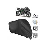 Coverplus Kawasaki Ninja H2 Siyah Motosiklet Branda