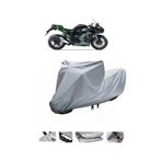 Coverplus Kawasaki Ninja H2 SX Gri Su Geçirmez Motosiklet Brandası