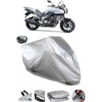 Coverplus Kawasaki Versys 1000 SE Gri Arka Çanta Uyumlu Su Geçirmez Motosiklet Brandası