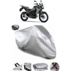 Coverplus Kawasaki Versys X300 Gri Arka Çanta Uyumlu Su Geçirmez Motosiklet Brandası