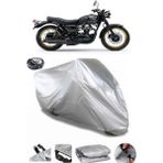 Coverplus Kawasaki W 800 Gri Arka Çanta Uyumlu Su Geçirmez Motosiklet Brandası
