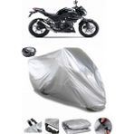 Coverplus Kawasaki Z 300 Gri Arka Çanta Uyumlu Su Geçirmez Motosiklet Brandası