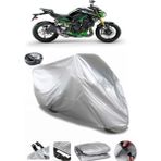 Coverplus Kawasaki Z 900 SE Gri Arka Çanta Uyumlu Su Geçirmez Motosiklet Brandası