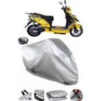 Coverplus Kral Motor KR-41 L Epico Gri Arka Çanta Uyumlu Su Geçirmez Motosiklet Brandası