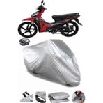 Coverplus Kral Motor KR-50 Capella Gri Arka Çanta Uyumlu Su Geçirmez Motosiklet Brandası