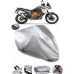 Coverplus KTM 1090 Adventure Gri Arka Çanta Uyumlu Su Geçirmez Motosiklet Brandası