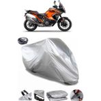 Coverplus KTM 1290 Super Adventure S Gri Arka Çanta Uyumlu Motosiklet Brandası