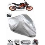 Coverplus KTM 200 Duke ABS Gri Arka Çanta Uyumlu Su Geçirmez Motosiklet Brandası