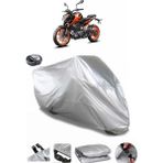 Coverplus KTM 200 Duke Gri Arka Çanta Uyumlu Su Geçirmez Motosiklet Brandası