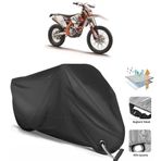 Coverplus KTM 350 EXC-F Six Days Siyah Motosiklet Branda