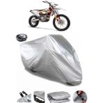 Coverplus KTM 450 EXC-F Six Days Gri Arka Çanta Uyumlu Su Geçirmez Motosiklet Brandası