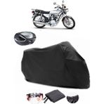 CoverPlus Kuba Çita 100 Siyah Arka Çanta Uyumlu Motosiklet Branda Lüx Premium Kalite