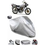 Coverplus Kuba Çita 150R Gold Gri Arka Çanta Uyumlu Su Geçirmez Motosiklet Brandası