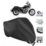 Coverplus Kuba Superlight 150 Siyah Motosiklet Branda