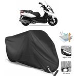 Coverplus Kymco Downtown 300i Siyah Motosiklet Branda
