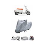 Coverplus Lambretta G350 Gri Su Geçirmez Motosiklet Brandası