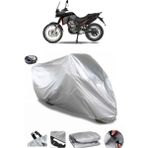 Coverplus Malaguti Dune X 125 Black Edition Gri Arka Çanta Uyumlu Su Geçirmez Motosiklet Brandası