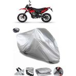 Coverplus Malaguti XSM 125 Gri Arka Çanta Uyumlu Su Geçirmez Motosiklet Brandası